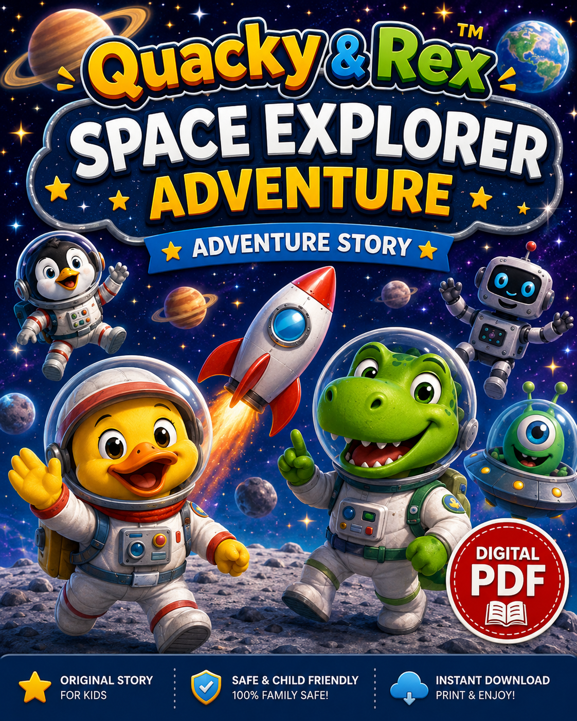 Quacky & Rex: Space Explorer Adventure