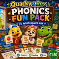 Quacky & Rex Phonics Fun Pack