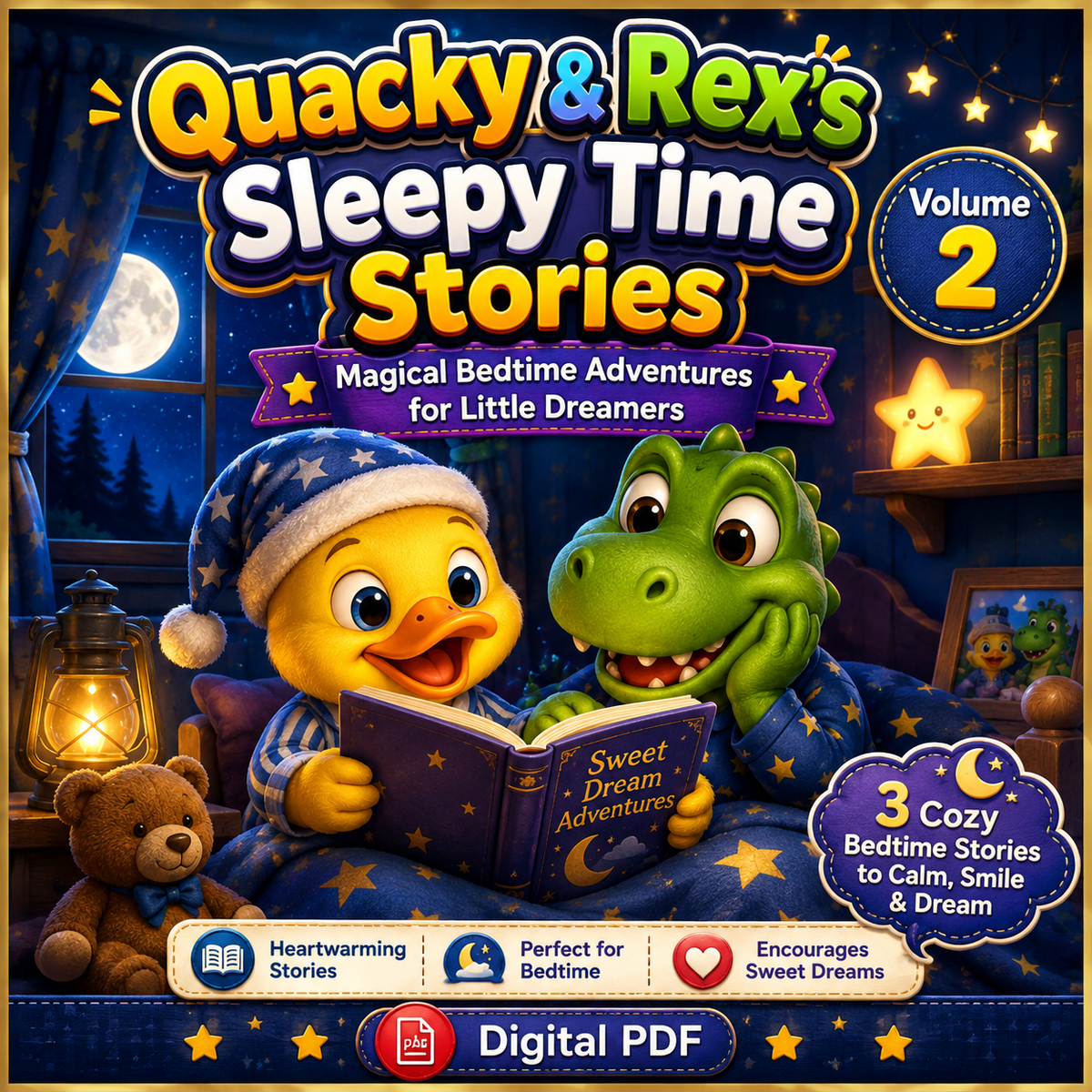 Quacky & Rex's Sleepy Time Stories — Volume 2
