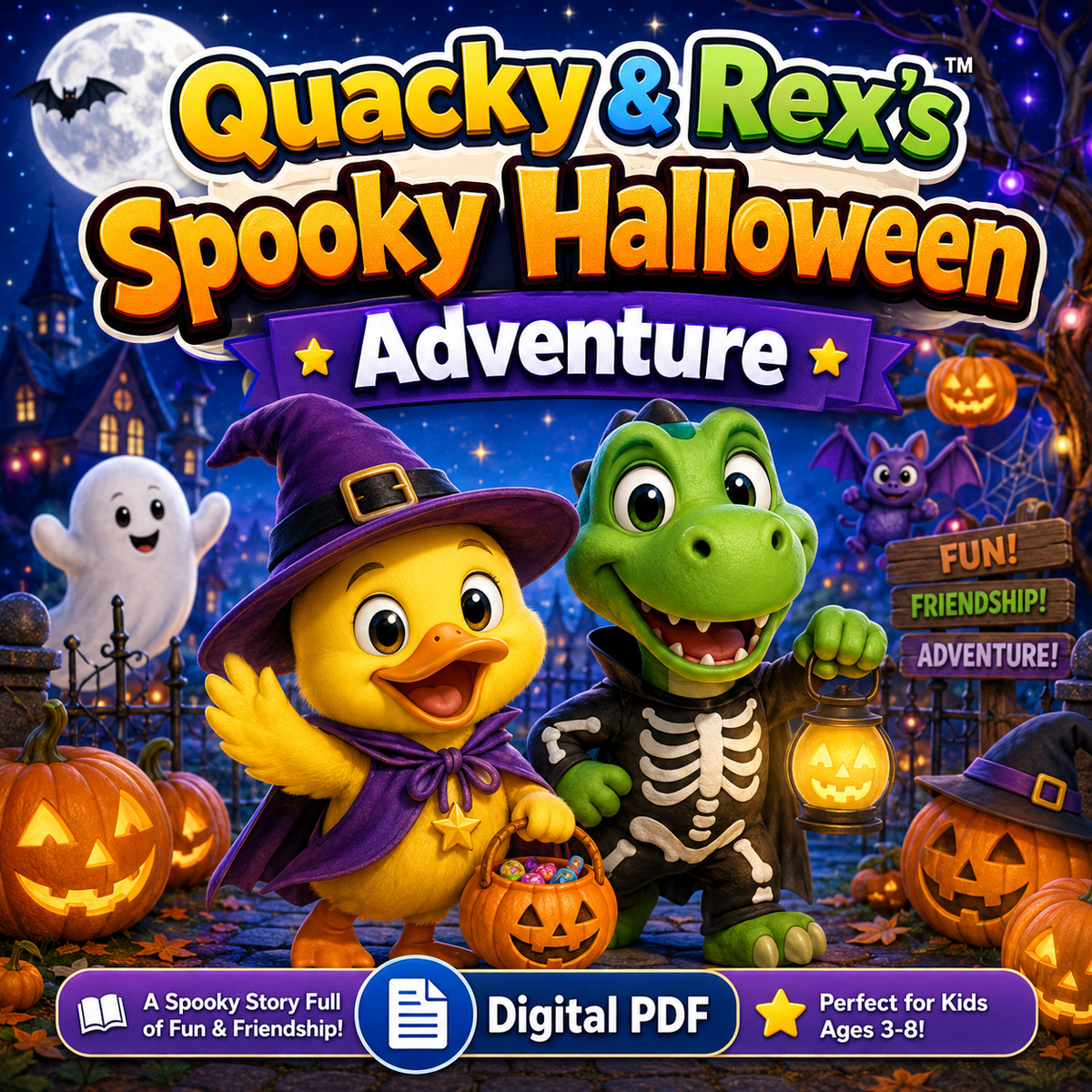 Quacky & Rex's Spooky Halloween Adventure