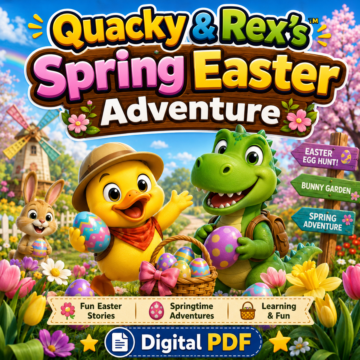 Quacky & Rex's Spring Easter Adventure