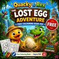 The Lost Egg Adventure — Free Colouring Book