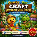 ✂️ Quacky & Rex Craft Adventure Pack – Cut, Make & Play PDF
