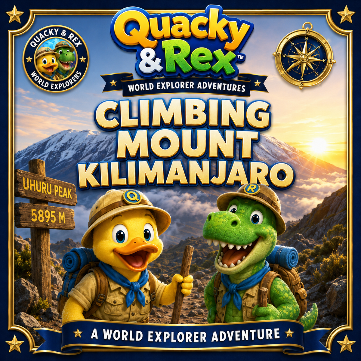 Quacky & Rex Climbing Mount Kilimanjaro