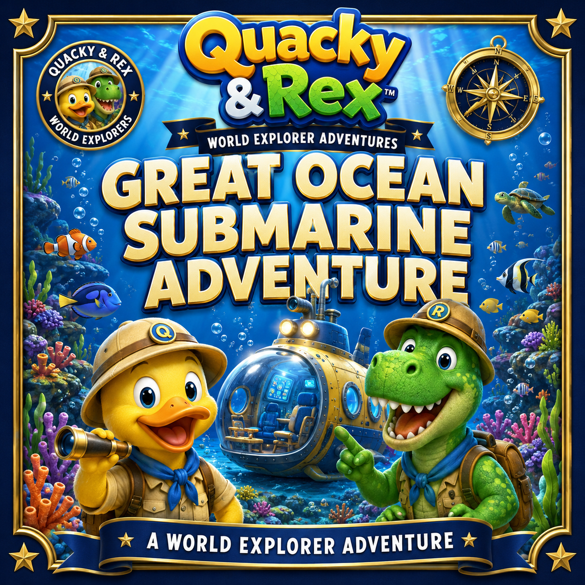Quacky & Rex™ – Great Ocean Submarine Adventure