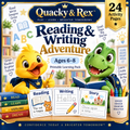 Quacky & Rex™ Reading & Writing Adventure — Ages 6–8