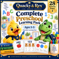 Quacky & Rex™ Complete Preschool Learning Pack