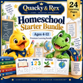 Quacky & Rex™ Homeschool Starter Bundle