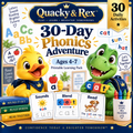 Quacky & Rex™ 30-Day Phonics Adventure
