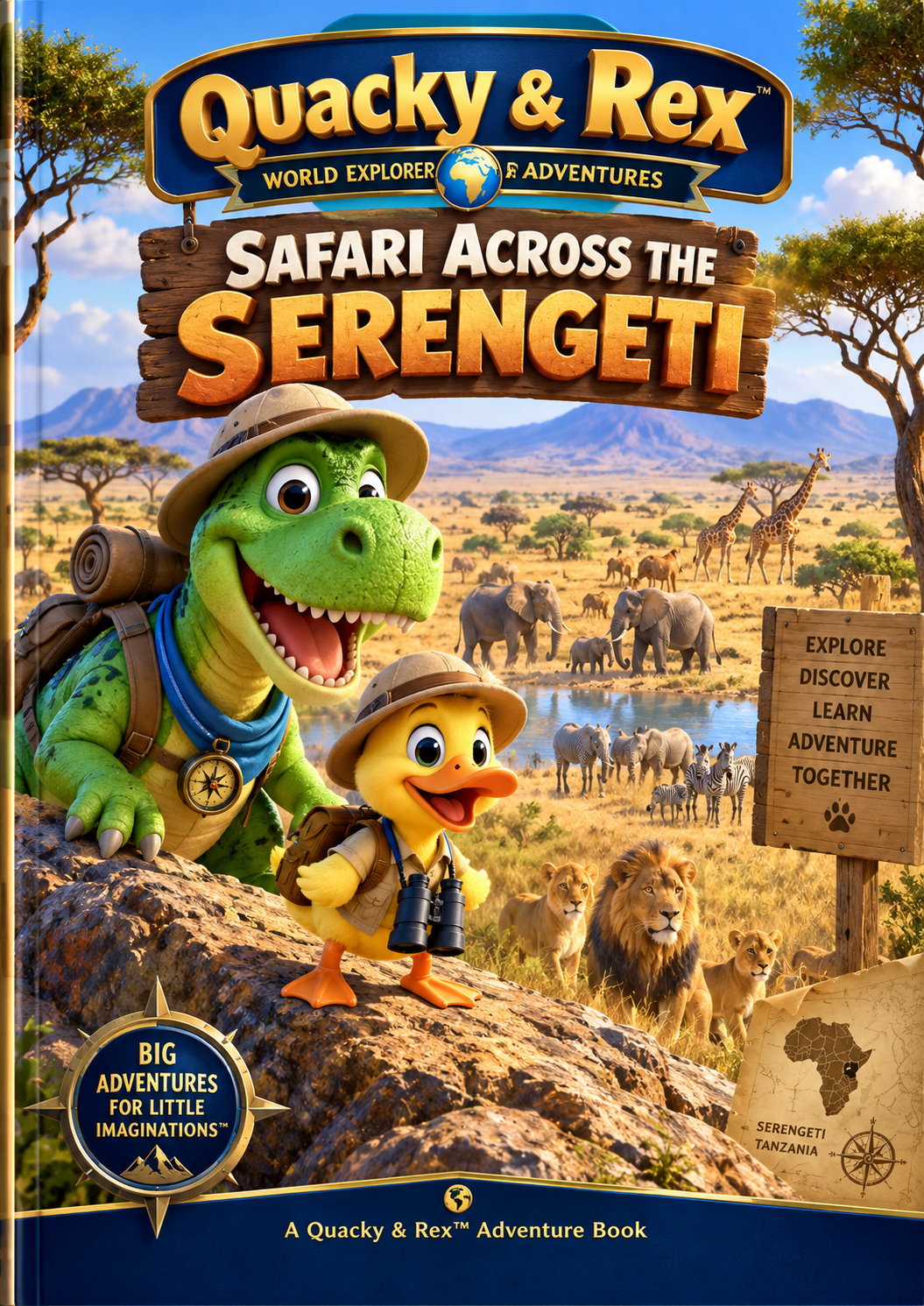 Quacky & Rex™: Safari Across the Serengeti