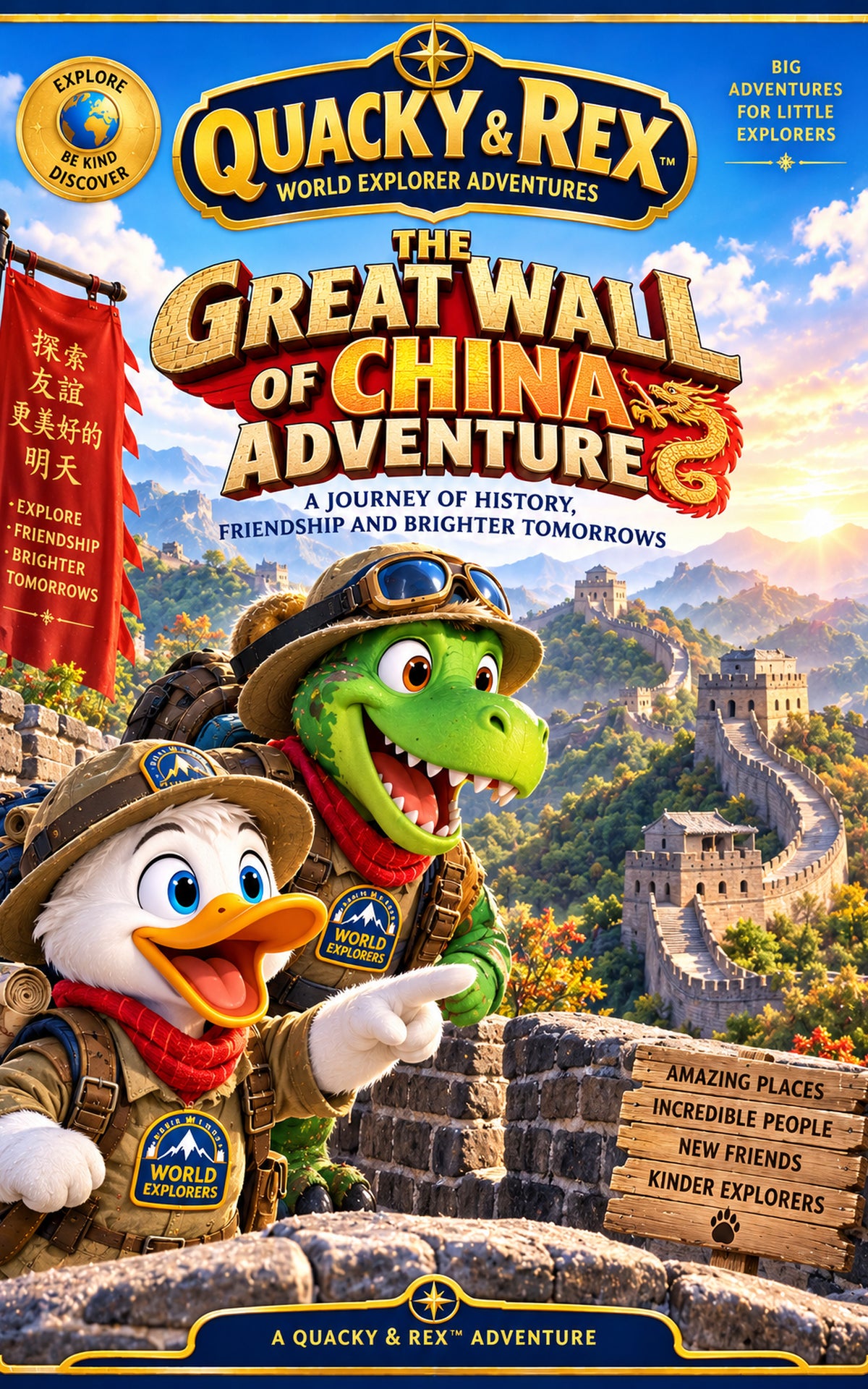 Quacky & Rex™ The Great Wall of China Adventure