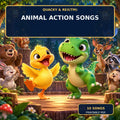 🐰 Quacky & Rex™ Animal Action Songs — 10 Original Songs